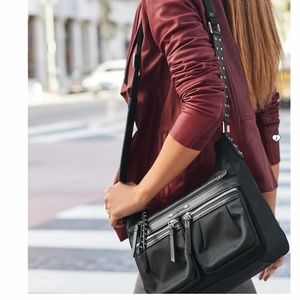 Austin Hobo Black Crossbody $350